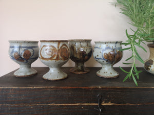 Ceramic goblets