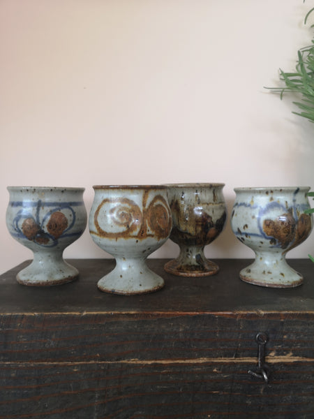 Ceramic goblets